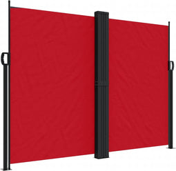vidaXL - Windscherm - uittrekbaar - 180x1200 - cm - rood