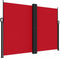 vidaXL - Windscherm - uittrekbaar - 180x1200 - cm - rood