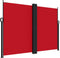 vidaXL - Windscherm - uittrekbaar - 180x1200 - cm - rood