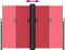 vidaXL - Windscherm - uittrekbaar - 180x1200 - cm - rood