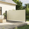 vidaXL - Windscherm - uittrekbaar - 180x300 - cm - crèmekleurig