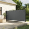 vidaXL - Windscherm - uittrekbaar - 180x500 - cm - antracietkleurig