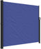 vidaXL - Windscherm - uittrekbaar - 180x500 - cm - blauw
