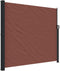 vidaXL - Windscherm - uittrekbaar - 180x500 - cm - bruin