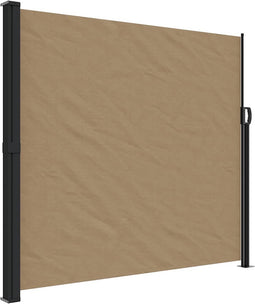 vidaXL - Windscherm - uittrekbaar - 180x500 - cm - taupe