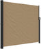 vidaXL - Windscherm - uittrekbaar - 180x500 - cm - taupe