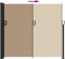 vidaXL - Windscherm - uittrekbaar - 180x500 - cm - taupe
