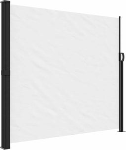 vidaXL - Windscherm - uittrekbaar - 180x500 - cm - wit