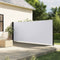 vidaXL - Windscherm - uittrekbaar - 180x500 - cm - wit