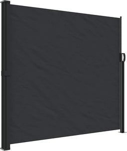 vidaXL - Windscherm - uittrekbaar - 180x500 - cm - zwart