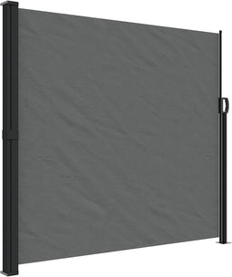 vidaXL - Windscherm - uittrekbaar - 180x600 - cm - antracietkleurig