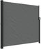 vidaXL - Windscherm - uittrekbaar - 180x600 - cm - antracietkleurig