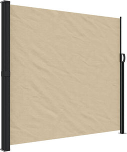 vidaXL - Windscherm - uittrekbaar - 180x600 - cm - beige