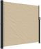 vidaXL - Windscherm - uittrekbaar - 180x600 - cm - beige