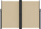 vidaXL - Windscherm - uittrekbaar - 180x600 - cm - beige