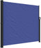 vidaXL - Windscherm - uittrekbaar - 180x600 - cm - blauw