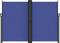 vidaXL - Windscherm - uittrekbaar - 180x600 - cm - blauw