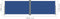vidaXL - Windscherm - uittrekbaar - 180x600 - cm - blauw