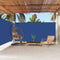 vidaXL - Windscherm - uittrekbaar - 180x600 - cm - blauw