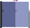 vidaXL - Windscherm - uittrekbaar - 180x600 - cm - blauw