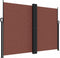 vidaXL - Windscherm - uittrekbaar - 180x600 - cm - bruin
