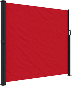 vidaXL - Windscherm - uittrekbaar - 180x600 - cm - rood