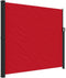vidaXL - Windscherm - uittrekbaar - 180x600 - cm - rood
