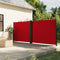 vidaXL - Windscherm - uittrekbaar - 180x600 - cm - rood