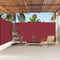 vidaXL - Windscherm - uittrekbaar - 180x600 - cm - rood