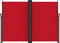 vidaXL - Windscherm - uittrekbaar - 180x600 - cm - rood