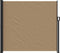 vidaXL - Windscherm - uittrekbaar - 180x600 - cm - taupe