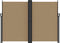 vidaXL - Windscherm - uittrekbaar - 180x600 - cm - taupe