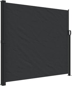 vidaXL - Windscherm - uittrekbaar - 180x600 - cm - zwart