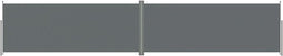 vidaXL - Windscherm - uittrekbaar - 200x1000 - cm - antracietkleurig
