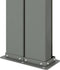 vidaXL - Windscherm - uittrekbaar - 200x1000 - cm - antracietkleurig