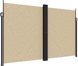 vidaXL - Windscherm - uittrekbaar - 200x1000 - cm - beige