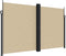vidaXL - Windscherm - uittrekbaar - 200x1000 - cm - beige