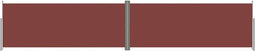 vidaXL - Windscherm - uittrekbaar - 200x1000 - cm - bruin