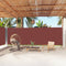 vidaXL - Windscherm - uittrekbaar - 200x1000 - cm - bruin