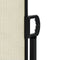vidaXL - Windscherm - uittrekbaar - 200x1000 - cm - crèmekleurig