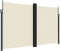 vidaXL - Windscherm - uittrekbaar - 200x1000 - cm - crèmekleurig