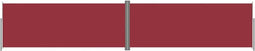 vidaXL - Windscherm - uittrekbaar - 200x1000 - cm - rood