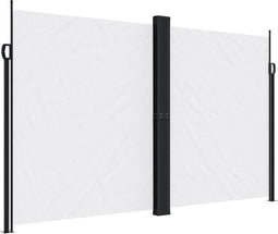 vidaXL - Windscherm - uittrekbaar - 200x1000 - cm - wit