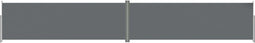 vidaXL - Windscherm - uittrekbaar - 200x1200 - cm - antracietkleurig
