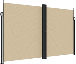 vidaXL - Windscherm - uittrekbaar - 200x1200 - cm - beige