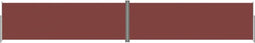 vidaXL - Windscherm - uittrekbaar - 200x1200 - cm - bruin