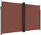 vidaXL - Windscherm - uittrekbaar - 200x1200 - cm - bruin