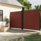 vidaXL - Windscherm - uittrekbaar - 200x1200 - cm - bruin
