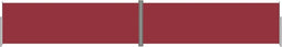 vidaXL - Windscherm - uittrekbaar - 200x1200 - cm - rood