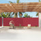vidaXL - Windscherm - uittrekbaar - 200x1200 - cm - rood